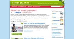 Desktop Screenshot of dejtingsajt.com